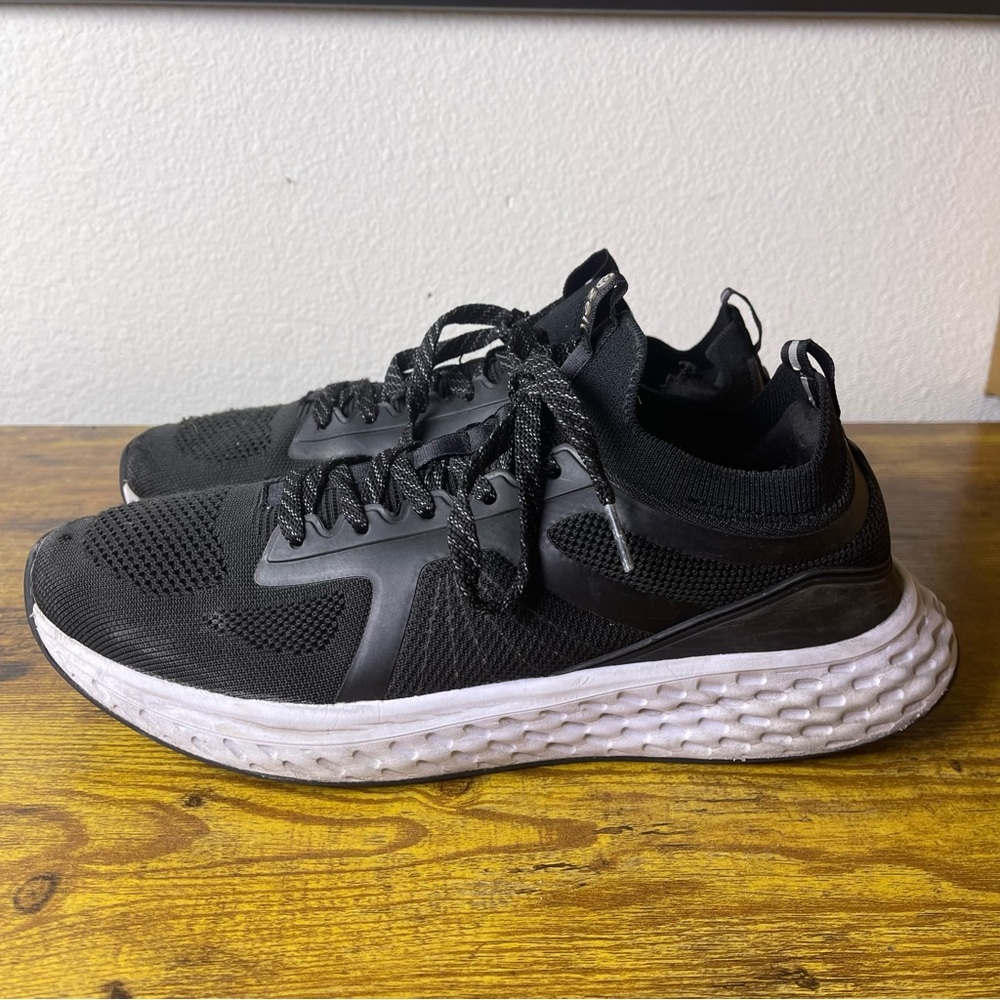 Z By Zella Mens Lifestyle Comfort Knit‎ Sneaker Kicks Shoes Black Size 11